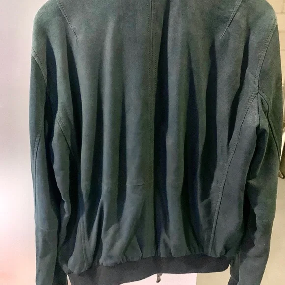 JOHN Varvatos Goatskin Suede Bomber Jacket. LIKE NEW!
